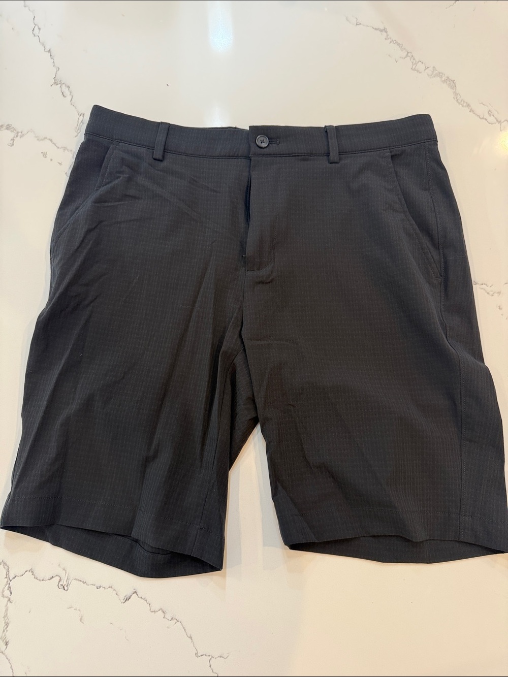 Greg Norman Collection Black Men’s Flat Front Golf Shorts